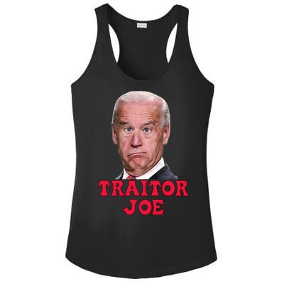 Anti Biden AntiBiden Pro Trump 2024 ProTrump Funny Traitor Joe Meme Ladies PosiCharge Competitor Racerback Tank