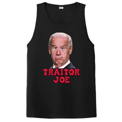 Anti Biden AntiBiden Pro Trump 2024 ProTrump Funny Traitor Joe Meme PosiCharge Competitor Tank