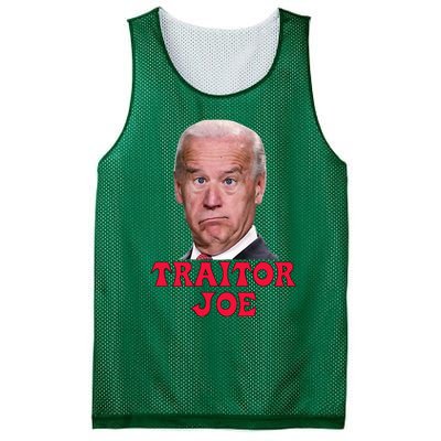 Anti Biden AntiBiden Pro Trump 2024 ProTrump Funny Traitor Joe Meme Mesh Reversible Basketball Jersey Tank