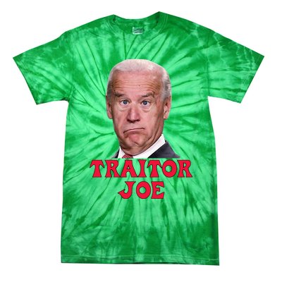 Anti Biden AntiBiden Pro Trump 2024 ProTrump Funny Traitor Joe Meme Tie-Dye T-Shirt