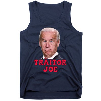 Anti Biden AntiBiden Pro Trump 2024 ProTrump Funny Traitor Joe Meme Tank Top