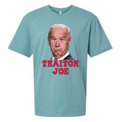 Anti Biden AntiBiden Pro Trump 2024 ProTrump Funny Traitor Joe Meme Sueded Cloud Jersey T-Shirt