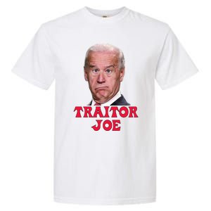 Anti Biden AntiBiden Pro Trump 2024 ProTrump Funny Traitor Joe Meme Garment-Dyed Heavyweight T-Shirt