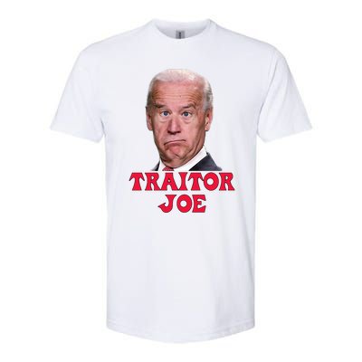 Anti Biden AntiBiden Pro Trump 2024 ProTrump Funny Traitor Joe Meme Softstyle CVC T-Shirt