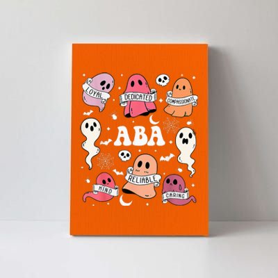 Applied Behavior Analysis ABA Halloween Spooky Cute Ghosts Canvas