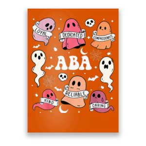 Applied Behavior Analysis ABA Halloween Spooky Cute Ghosts Poster