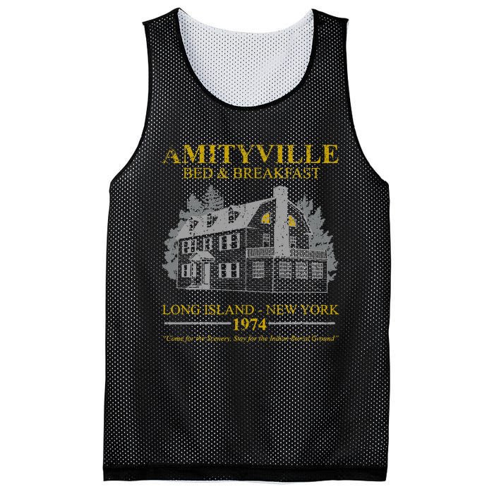 Amityville Bed And Breakfast Mesh Reversible Basketball Jersey Tank