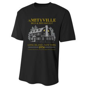 Amityville Bed And Breakfast Performance Sprint T-Shirt