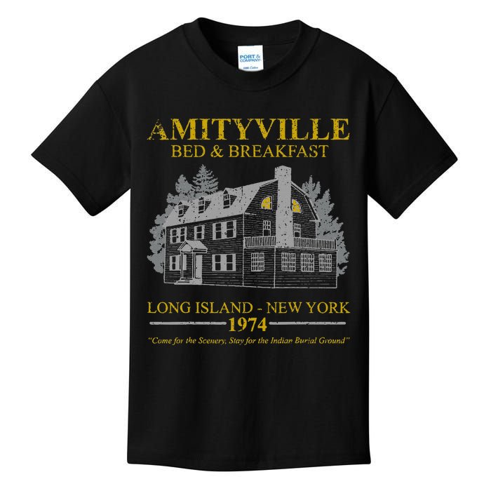 Amityville Bed And Breakfast Kids T-Shirt