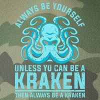 Always Be A Kraken Funny Crypto Legacy Tie Dye Trucker Hat