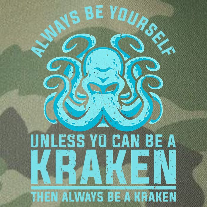 Always Be A Kraken Funny Crypto Legacy Tie Dye Trucker Hat