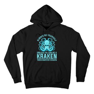 Always Be A Kraken Funny Crypto Hoodie