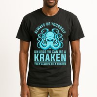Always Be A Kraken Funny Crypto Tall T-Shirt