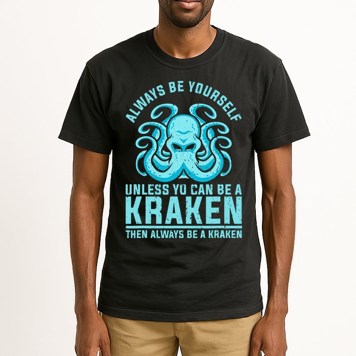Always Be A Kraken Funny Crypto Tall T-Shirt