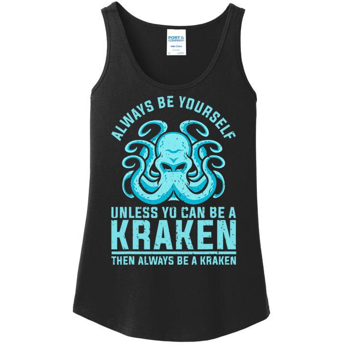 Always Be A Kraken Funny Crypto Ladies Essential Tank