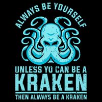 Always Be A Kraken Funny Crypto 16 in Basic Backpack
