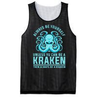 Always Be A Kraken Funny Crypto Mesh Reversible Basketball Jersey Tank