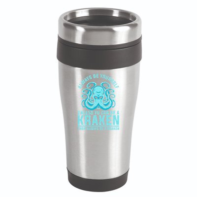 Always Be A Kraken Funny Crypto 16oz Travel Tumbler