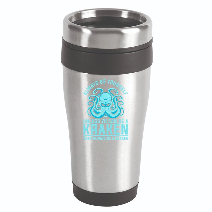 Always Be A Kraken Funny Crypto 16oz Travel Tumbler