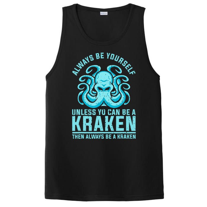 Always Be A Kraken Funny Crypto PosiCharge Competitor Tank