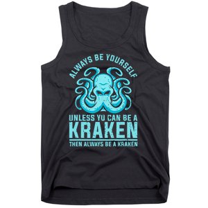 Always Be A Kraken Funny Crypto Tank Top