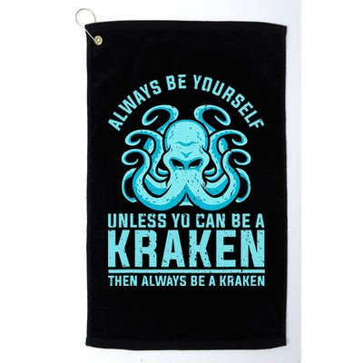 Always Be A Kraken Funny Crypto Golf Towel