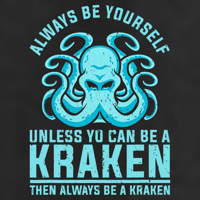 Always Be A Kraken Funny Crypto Golf Towel