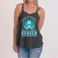 Always Be A Kraken Funny Crypto Women's Strappy Tank