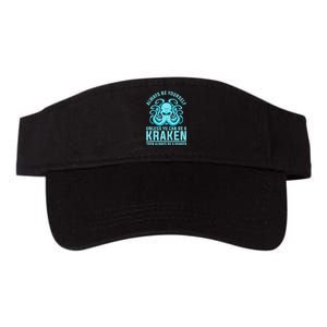 Always Be A Kraken Funny Crypto Valucap Bio-Washed Visor