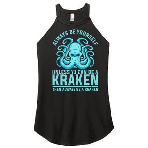 Always Be A Kraken Funny Crypto Women's Perfect Tri Rocker Tank