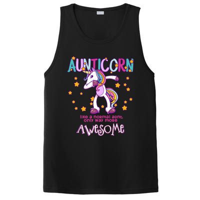 Aunticorn Best Aunt Unicorn Great Gift PosiCharge Competitor Tank