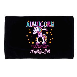 Aunticorn Best Aunt Unicorn Great Gift Microfiber Hand Towel