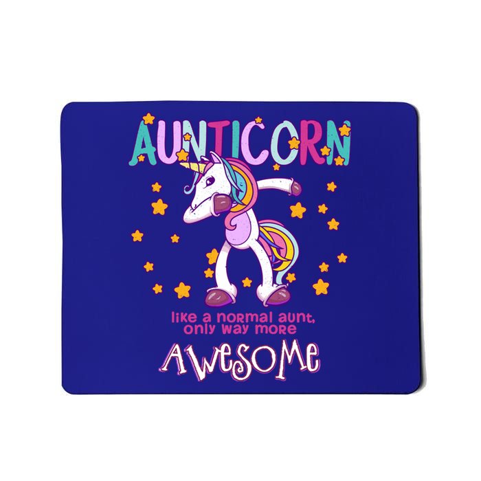 Aunticorn Best Aunt Unicorn Great Gift Mousepad