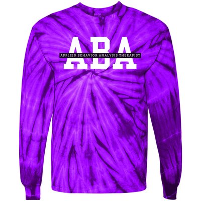 Applied Behavior Analysis Therapist Tie-Dye Long Sleeve Shirt