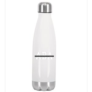 Applied Behavior Analysis Therapist Stainless Steel Insulated Water Bottle