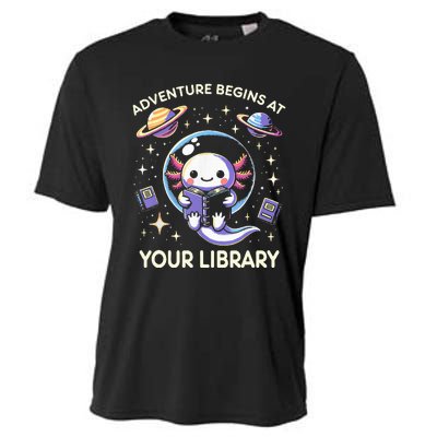 Adventure Begins At Your Library Summer Reading Program 2024 Cooling Performance Crew T-Shirt