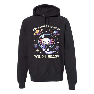 Adventure Begins At Your Library Summer Reading Program 2024 Premium Hoodie