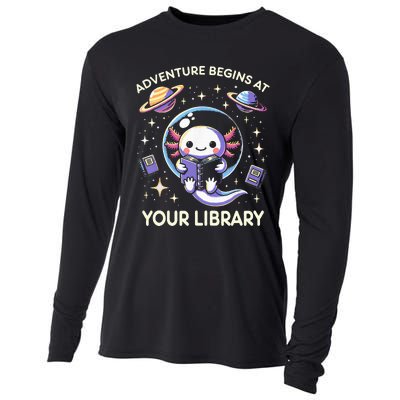 Adventure Begins At Your Library Summer Reading Program 2024 Cooling Performance Long Sleeve Crew