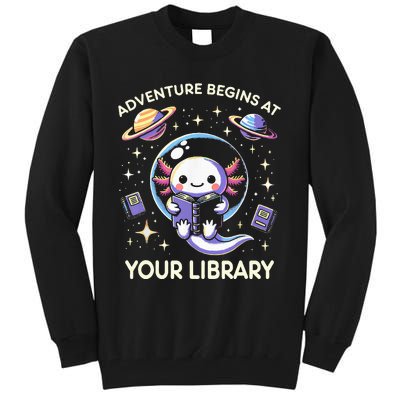 Adventure Begins At Your Library Summer Reading Program 2024 Tall Sweatshirt