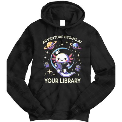 Adventure Begins At Your Library Summer Reading Program 2024 Tie Dye Hoodie