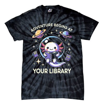 Adventure Begins At Your Library Summer Reading Program 2024 Tie-Dye T-Shirt