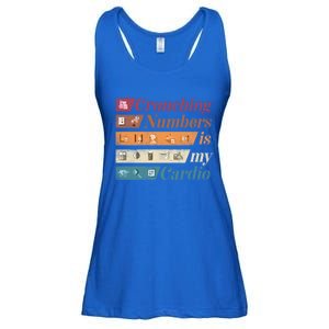 Accountant Bookkeeper Accounting Crunching Numbers Funny Cool Gift Ladies Essential Flowy Tank