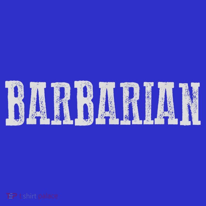 Awesome BARBARIAN Tall T-Shirt