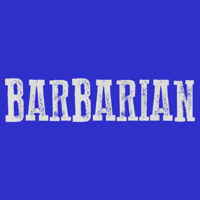Awesome BARBARIAN Button