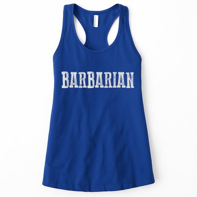 Awesome BARBARIAN Womens Tank Top