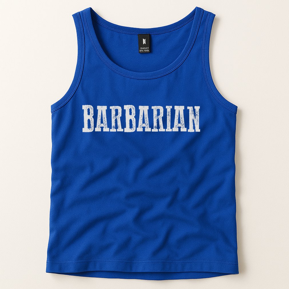 Awesome BARBARIAN Tank Top