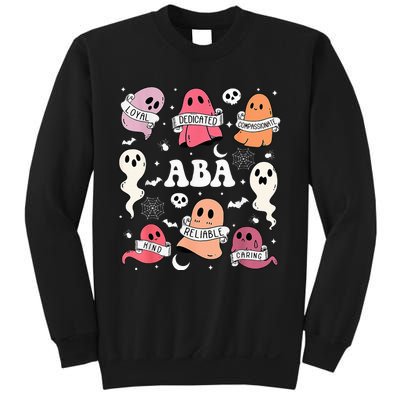 Applied Behavior Analysis ABA Halloween Spooky Cute Ghosts Sweatshirt