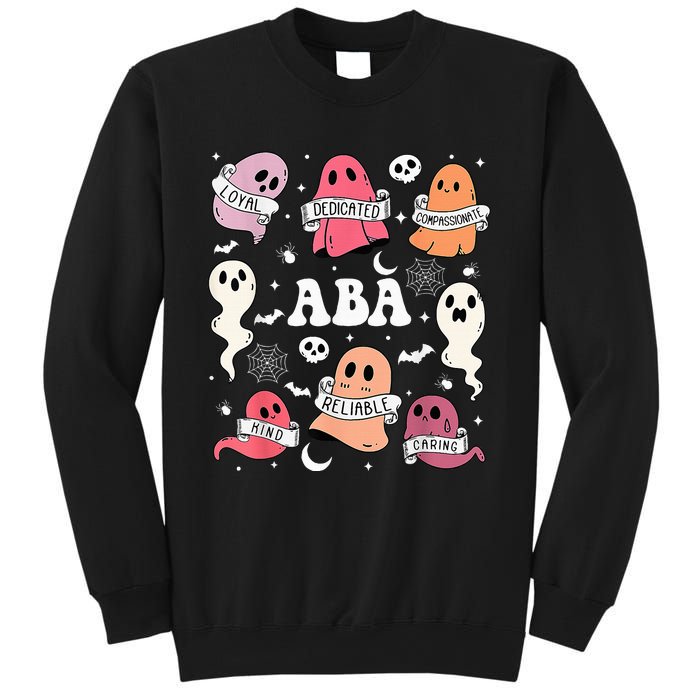 Applied Behavior Analysis ABA Halloween Spooky Cute Ghosts Sweatshirt