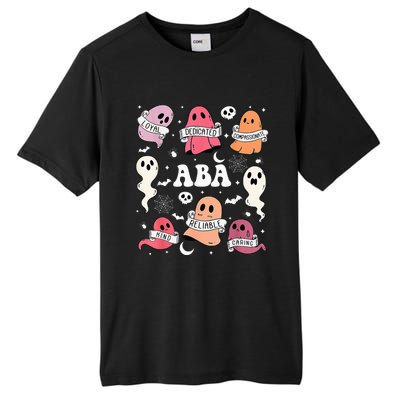 Applied Behavior Analysis ABA Halloween Spooky Cute Ghosts Tall Fusion ChromaSoft Performance T-Shirt