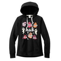 Applied Behavior Analysis ABA Halloween Spooky Cute Ghosts Women's Fleece Hoodie